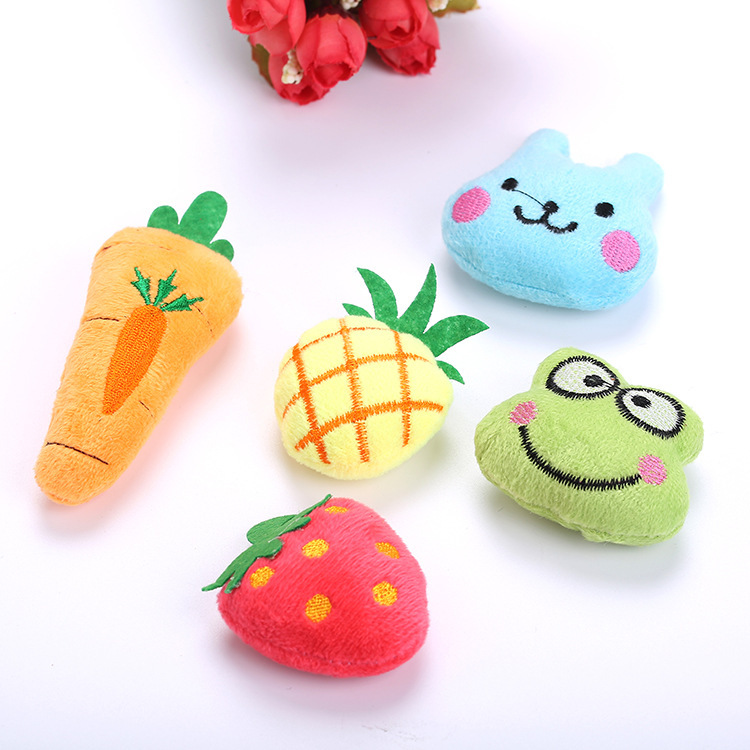 Cat toy cat mint fruit animal plush toy