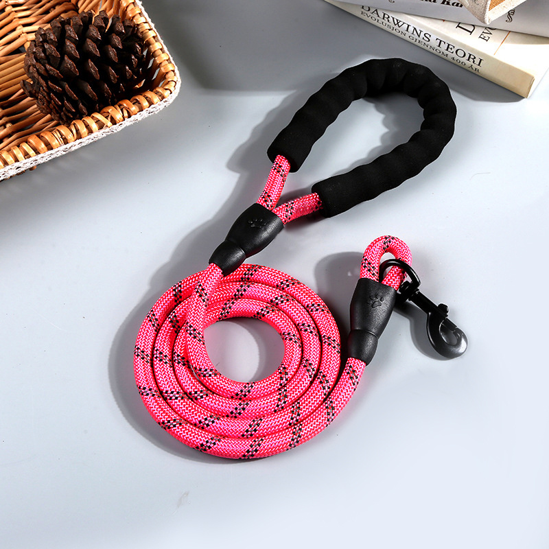 Reflective Nylon Round Rope Dog Leash - Image 6