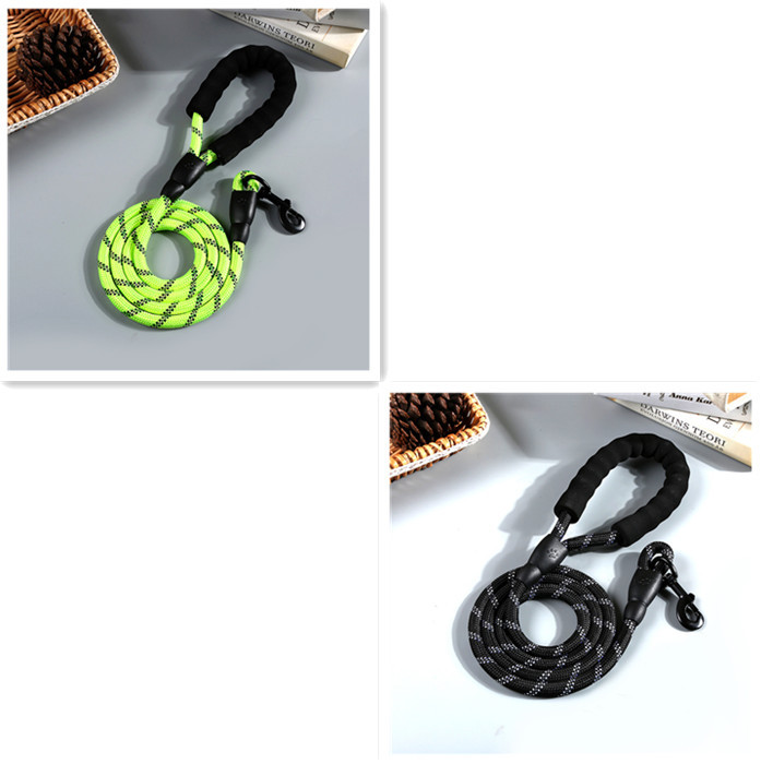 Reflective Nylon Round Rope Dog Leash - Image 8