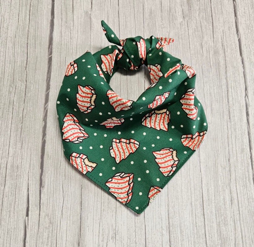 Christmas Tree Cakes Dog Bandana