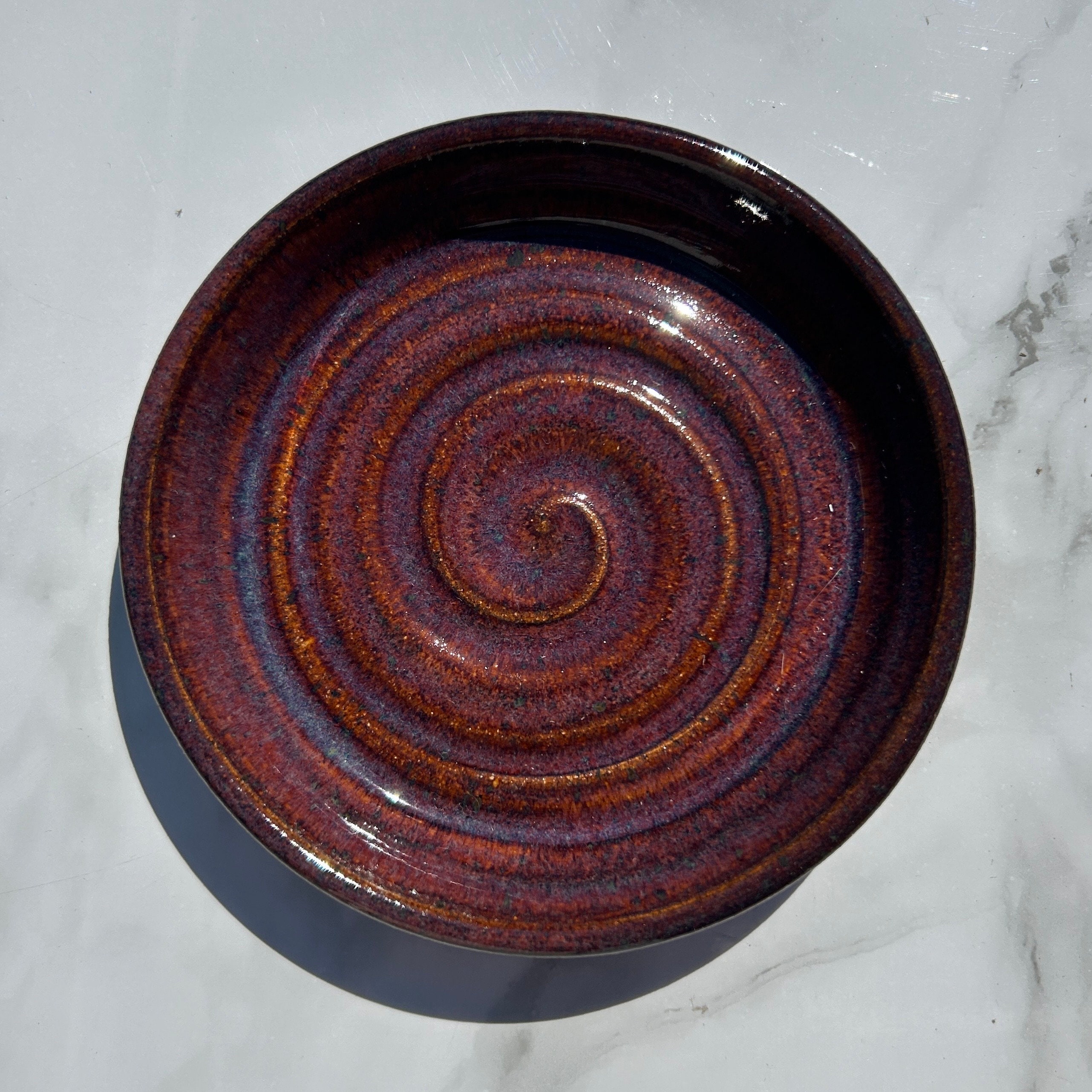 Handmade Ceramic Reptile Bowl: Shallow Lizard Dish, Food & Water - Image 5