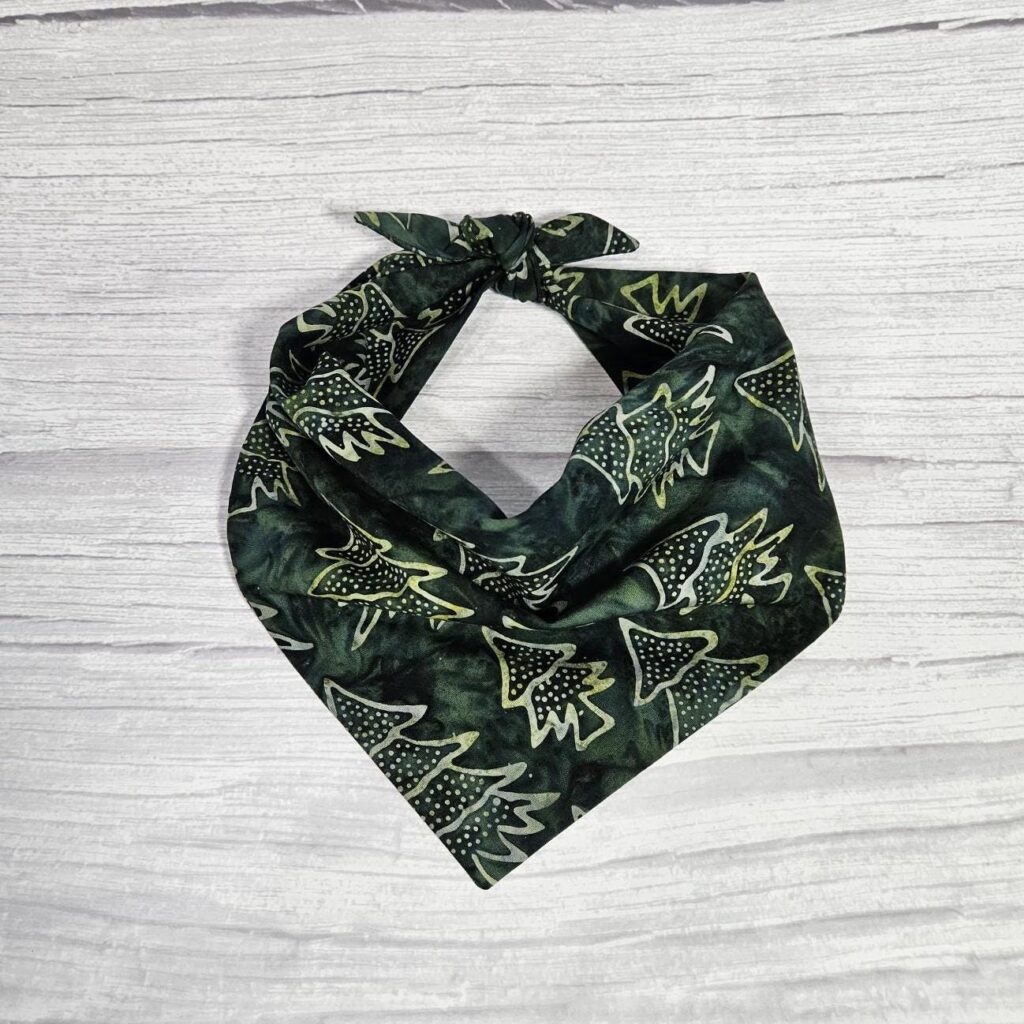 Green Trees Dog Bandana