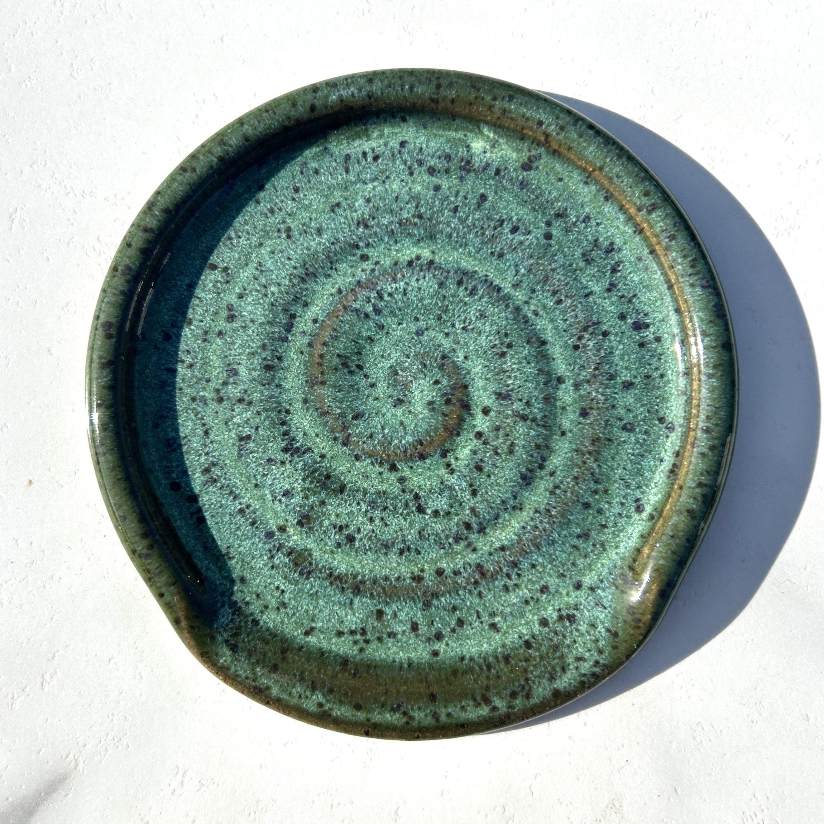 Handmade Ceramic Speckled Spoon Rest - Image 3