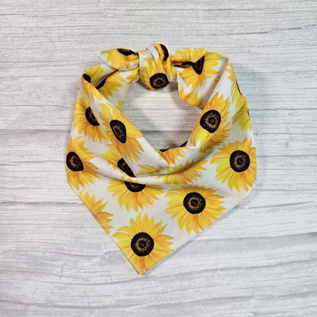 Sunflower Pup Bandana