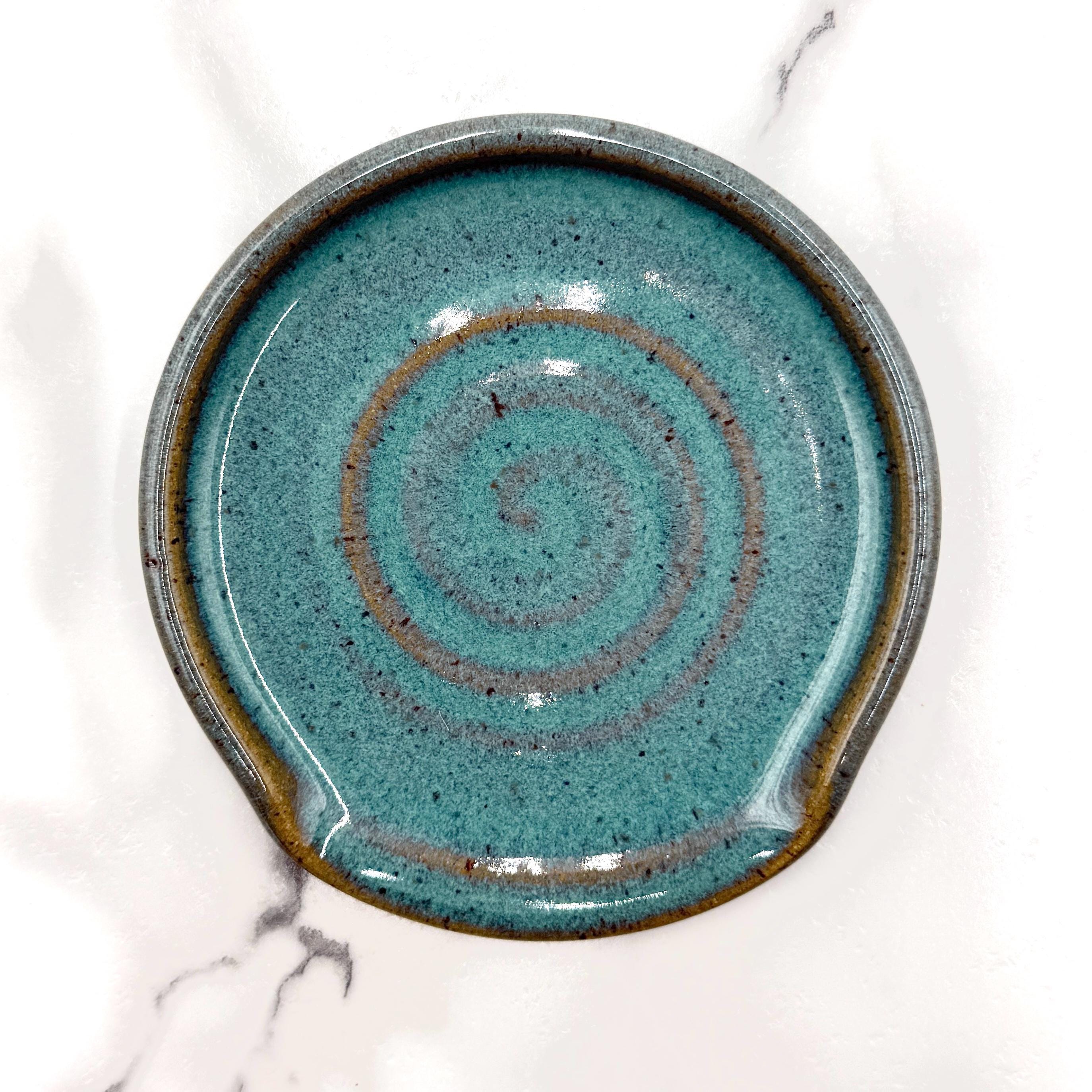 Handmade Ceramic Speckled Spoon Rest - Image 6