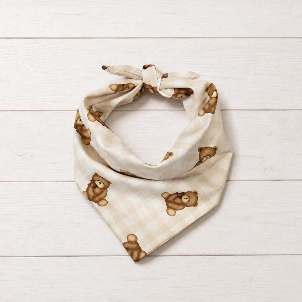 Teddy Bear Dog Bandana