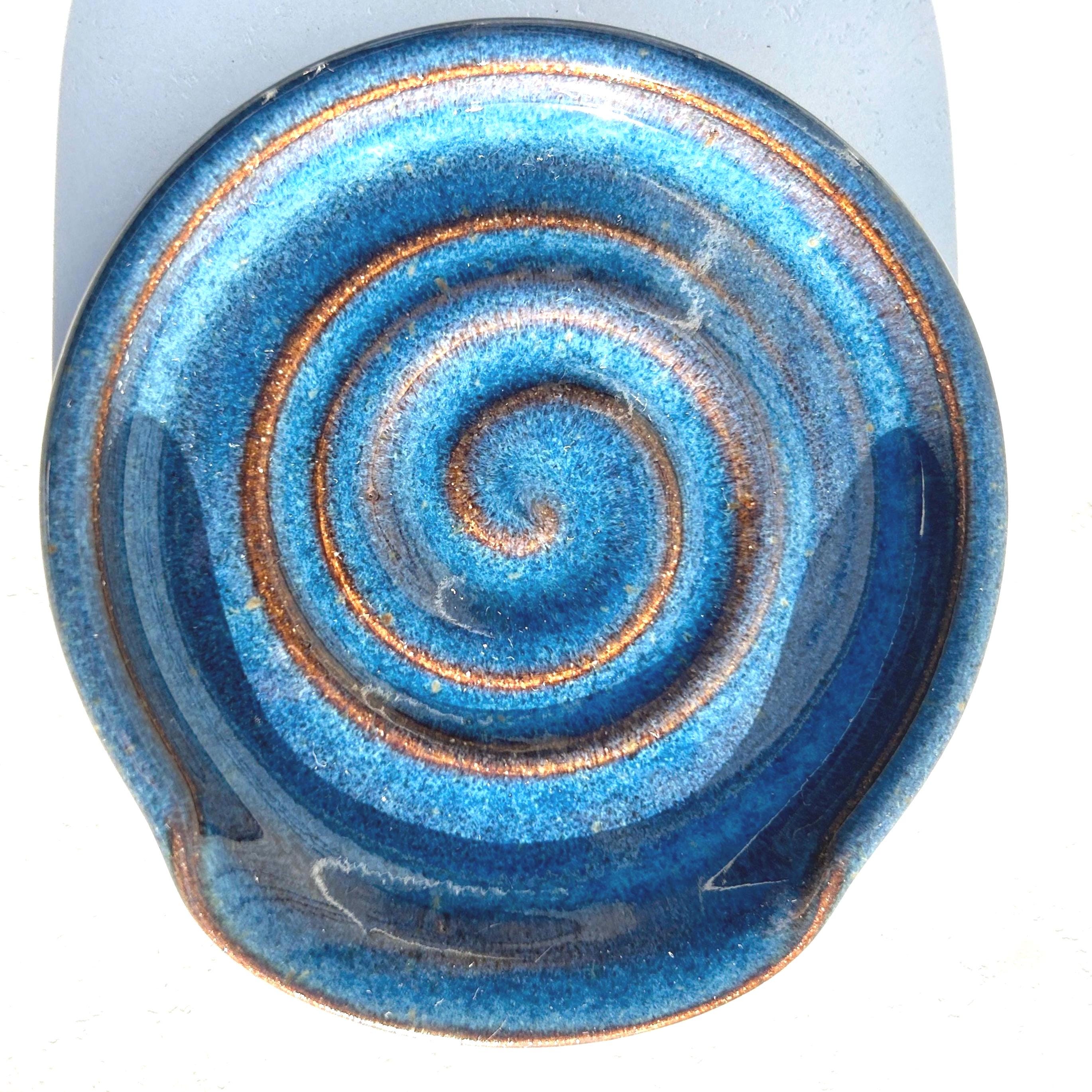 Handmade Ceramic Speckled Spoon Rest - Image 9